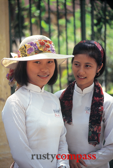 These two girls made our first travel brochure in 93.